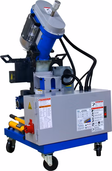 Control remoto de carbono inoxidable aleación de aluminio placa de acero hoja herramienta de biselado fresado de bordes/biselado/refrentado máquina de biselado Gmma